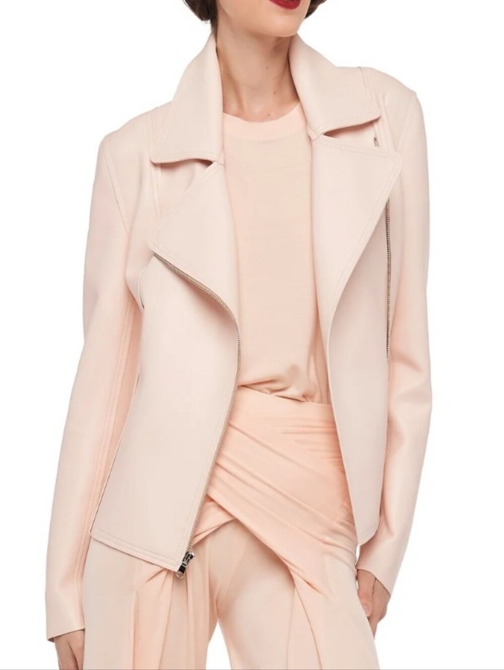 Norma Kamali Baby Pickleball Biker Jacket, XXS